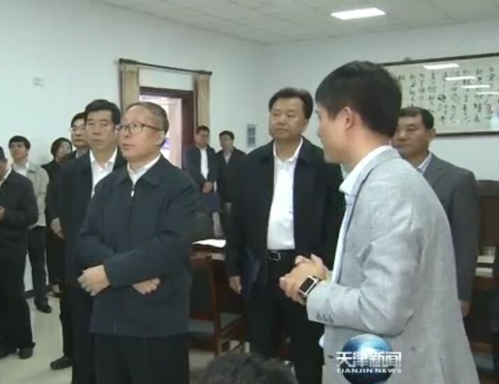 中央政治局委員、天津市市委書記李鴻忠
